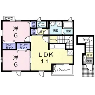 セレッソ 2013【0201号室】の間取り