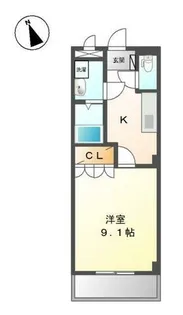 メゾン ソレイユ【2階】の間取り