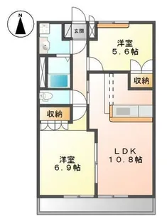 フローラ【1階】の間取り