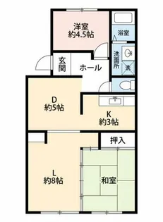 パークハイツ司【1階】の間取り