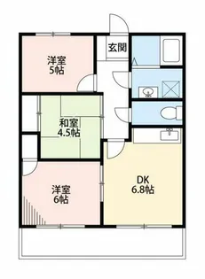 オレンジハイツ【2階】の間取り