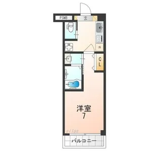 兵庫県尼崎市上ノ島町1丁目【アパート】の間取り