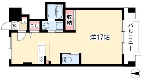 コーポ弥生【2階】の間取り