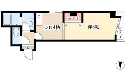 YM丸の内【303号室】の間取り