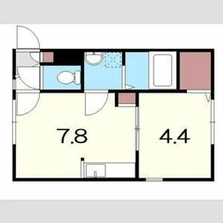 THISTLE615【1-D号室】の間取り