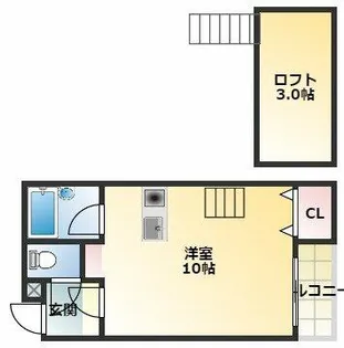エクラ平野【2階】の間取り