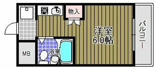 ベルネージュ峯尾【4階】の間取り