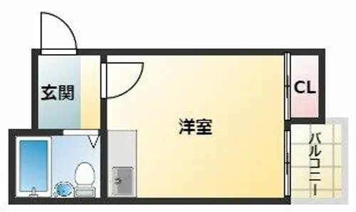 プレアール長居公園【2階】の間取り