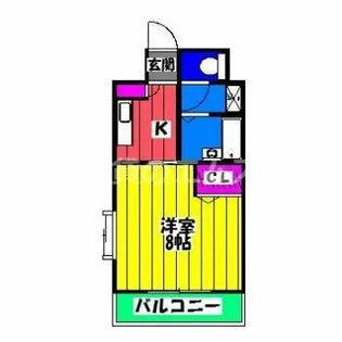 BRILLIANT36【405号室】の間取り