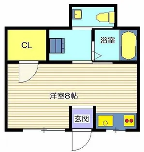 明神マンション2号【102号室】の間取り