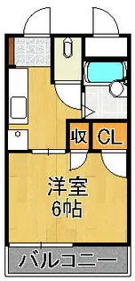 ゆにはコーポかなだⅠ【302号室】の間取り