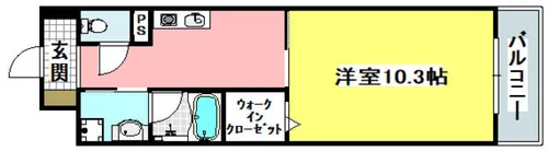 ニューサンライズ南春日丘【310号室】の間取り