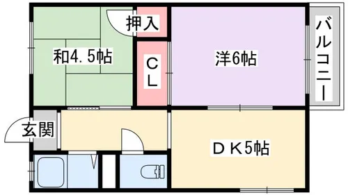 メゾンフェリス【201号室】の間取り