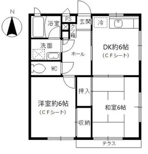 ハイツサカイ【1階】の間取り