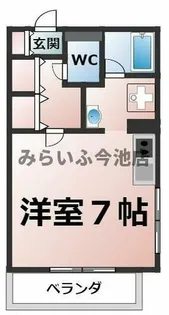 T-パラッツオ【2F号室】の間取り