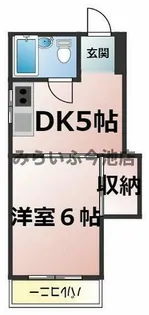シャトーレ・ノグチ【201号室】の間取り