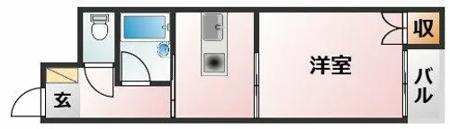 大阪府大阪市東淀川区下新庄4丁目【マンション】の間取り