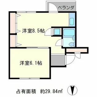 リビエールすぎうら【3階】の間取り