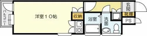 オリエンタル江南町【7階】の間取り