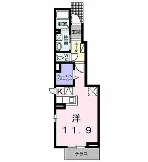 エレガント茱萸木Ⅱ【1階】の間取り