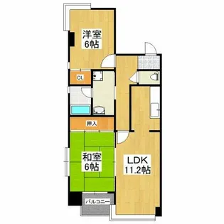 アレグレス【1階】の間取り