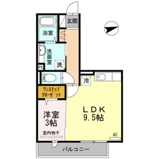 グレイス北花田【2階】の間取り