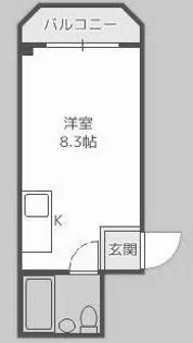 カルム第一緑【3階】の間取り