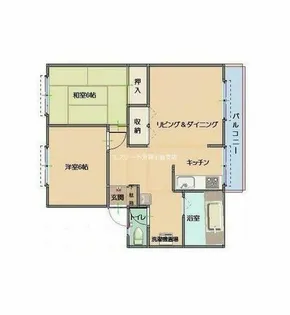 サクセス湯川【C102号室】の間取り