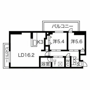 LINEAR STYLE (リニア・スタイル)【2階】の間取り