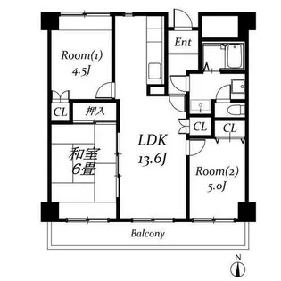 アーバンドエル西春駅前【6階】の間取り