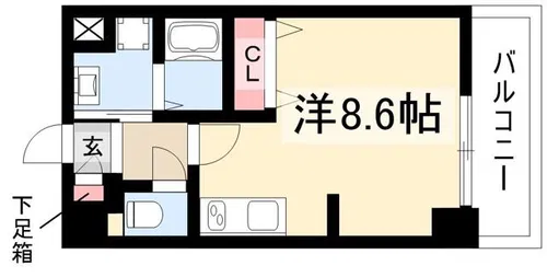 パルティール金山【7階】の間取り