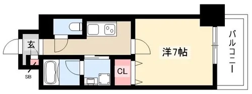 RAFFLE OZONEⅡ -South Garden-【104号室】の間取り