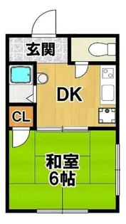 三田ハウス【108号室】の間取り