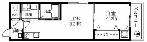F asecia chart【2階】の間取り