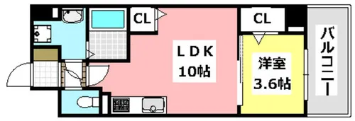 サンプラザ茨木【2階】の間取り