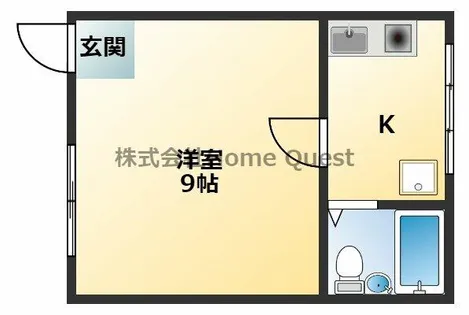 エクセレント老原B棟【1階】の間取り
