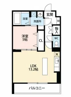 ラ ルミエール ロアンヌ【2階】の間取り