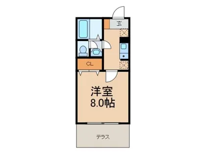 パークタウン博多南【102号室】の間取り