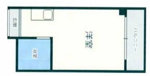 YOUハイム今里【2階】の間取り