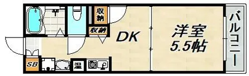 クィンベーネ【2階】の間取り