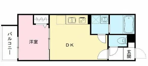 ALEGRIA鴻池新田【1階】の間取り