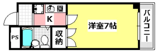 元町壱番館【705号室】の間取り