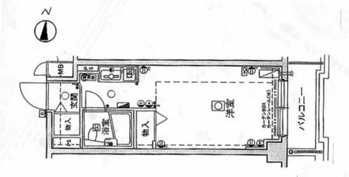 ダイアパレス麻生【2階】の間取り