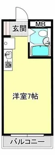 ドゥエルミヤザキ【2階】の間取り
