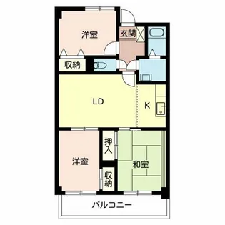 ピエモンヌ東山【2階】の間取り