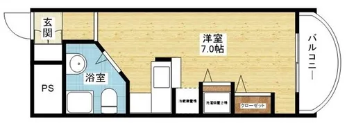 ラ・パルフェ・ド・パラツィーナ【4階】の間取り