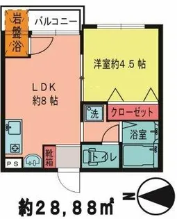 メゾンdeソレイユ【1階】の間取り