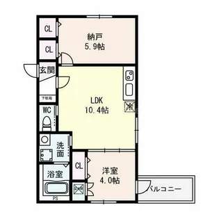 Grande Maison南巽【3階】の間取り