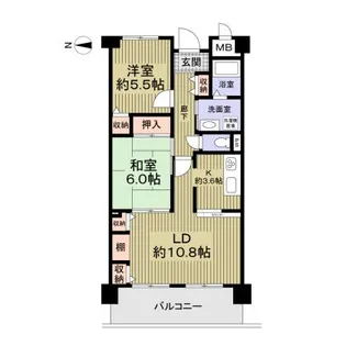 キャピトールタワー【303号室】の間取り