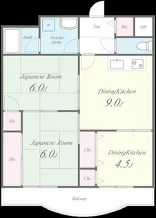 アルブル【2階】の間取り